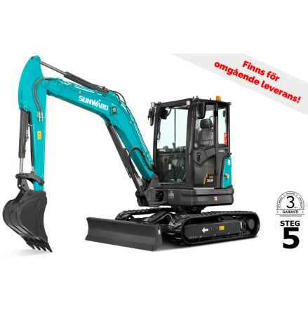 SUNWARD SWE35UF - 3850kg - Kubota - Steg5